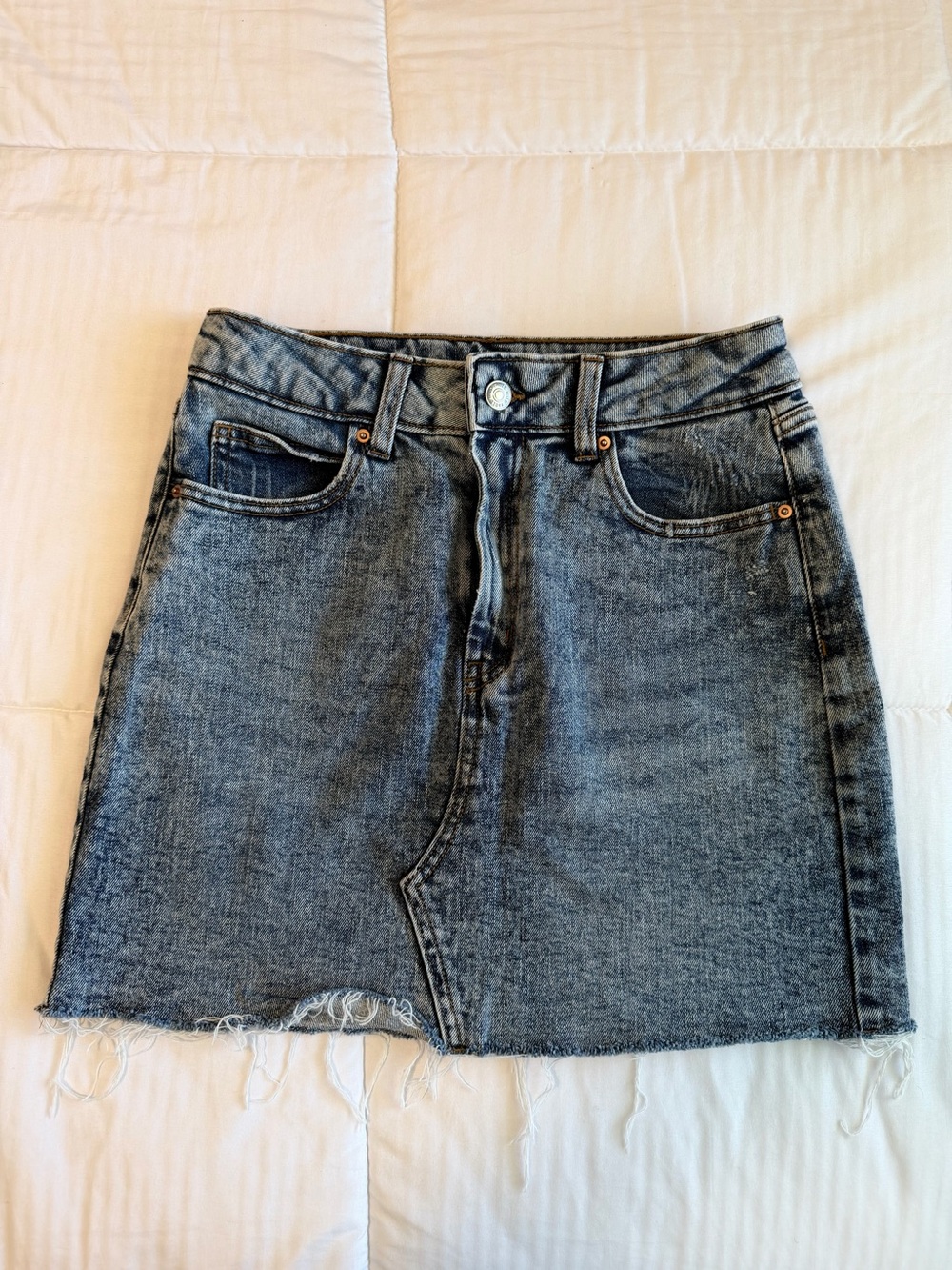 Denim Mini Skirt
